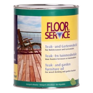 FloorService Teak und Gartenmöbelöl | 1L / 2,5L