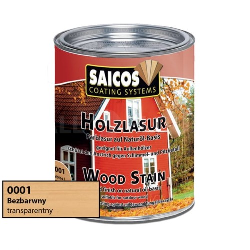 Saicos 0001 Lazura Olejna Bezbarwny 750ml