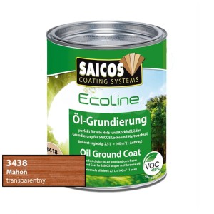 Saicos 3438 Ecoline Olej Gruntujący | mahoń | 0,75L / 2,5L