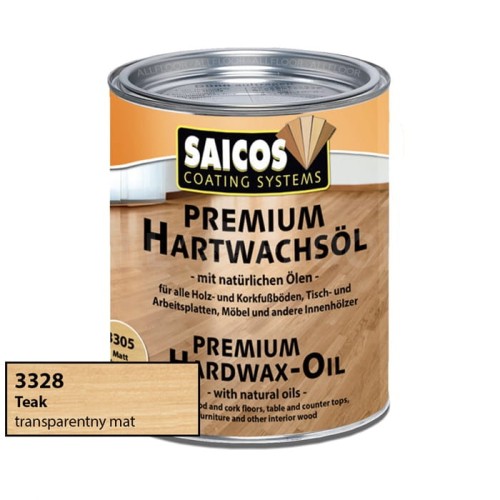 Saicos 3328 Wosk Twardy Olejny Teak 750ml
