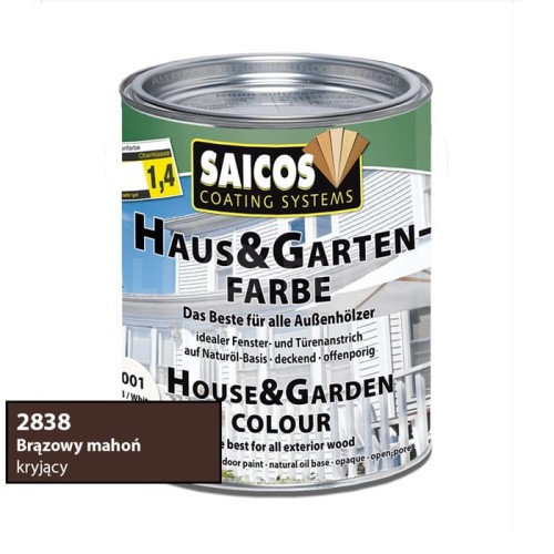 Saicos 2838 House and Garden Brązowy Mahoń 750ml