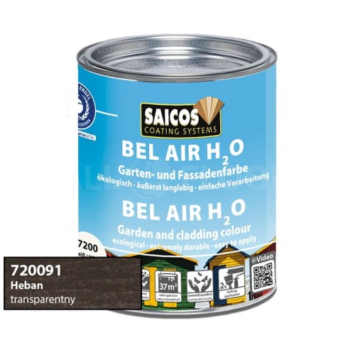 Saicos 720091 Bel Air H2O Heban Transparentny 750ml