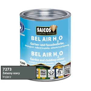Saicos 7273 Bel Air H2O | żelazny szary kryjący | 0,75L / 2,5L
