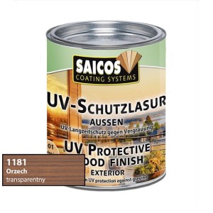 Saicos 1181 Lazura UV Zewnętrzna | szary | 0,75L / 2,5L