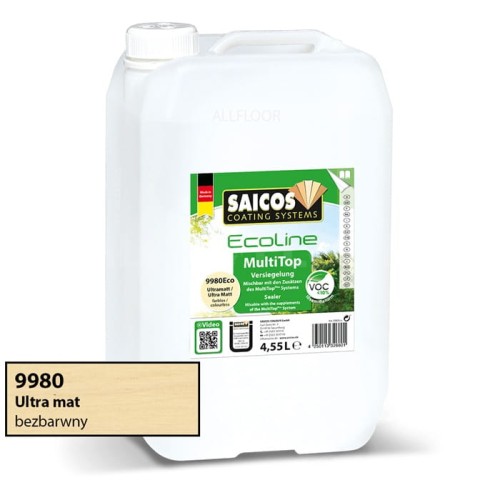 Saicos 9980 Lakier MultiTop Ultra Mat 4550ml