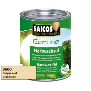 Saicos 3600 Ecoline Wosk Twardy Olejny | Satyna Mat  | 0,75L / 2,5L