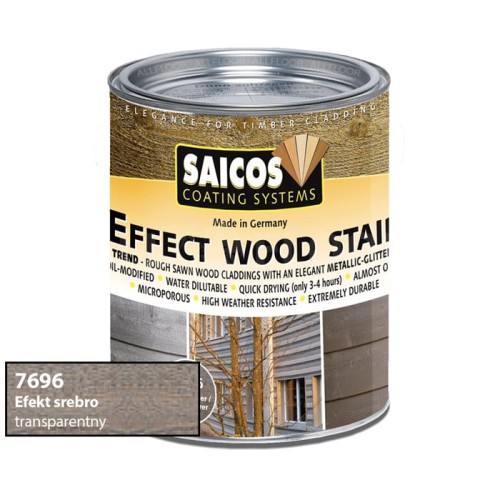 Saicos 7696 Lazura Efekt Srebro 750ml