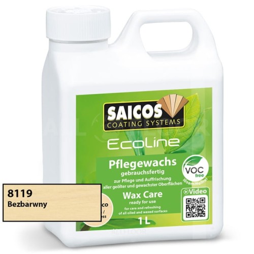 Saicos 8119 Ecoline Wax Care Bezbarwny 1000ml