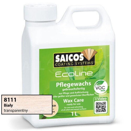 Saicos 8111Eco Ecoline Wax Care Biały 1000ml