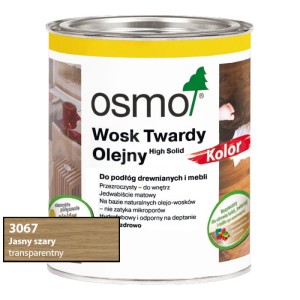 Osmo 3067 Wosk Twardy Olejny | jasny szary | 0,125L / 0,75L / 2,5L