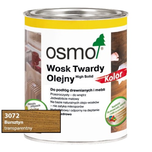 Osmo 3072 Wosk Twardy Olejny Kolor Bursztyn 750ml