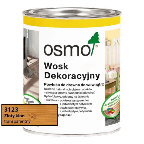 Osmo 3123 Wosk Dekoracyjny Złoty klon 750ml