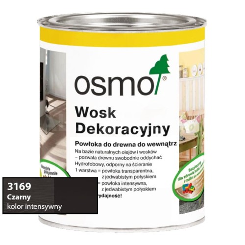Osmo 3169 Wosk Dekoracyjny Czarny 750ml