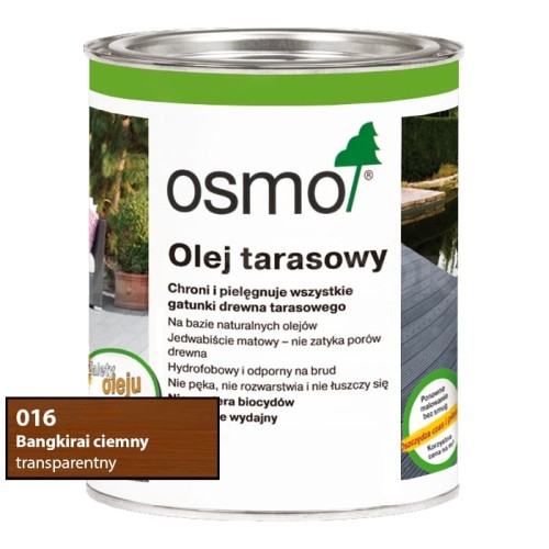 Osmo 016 Olej Tarasowy Bangkirai Ciemny 750ml