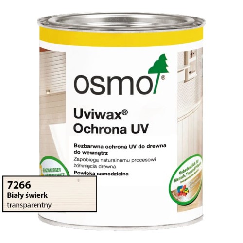 Osmo 7266 Uviwax Ochrona UV Biały świerk 750ml