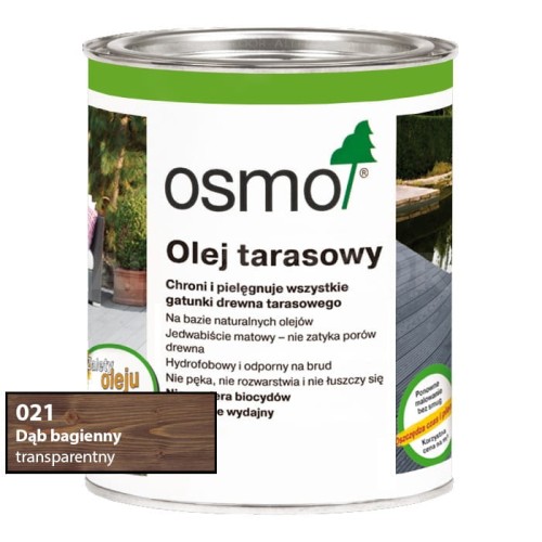 Osmo 021 Olej Tarasowy Dab bagienny 750ml
