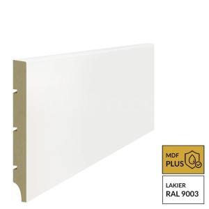 Lagrus Slim 120 PLUS - listwa biała